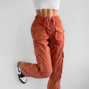 We the Free Tahiti Cordoroy Cargo Drawsting Pants